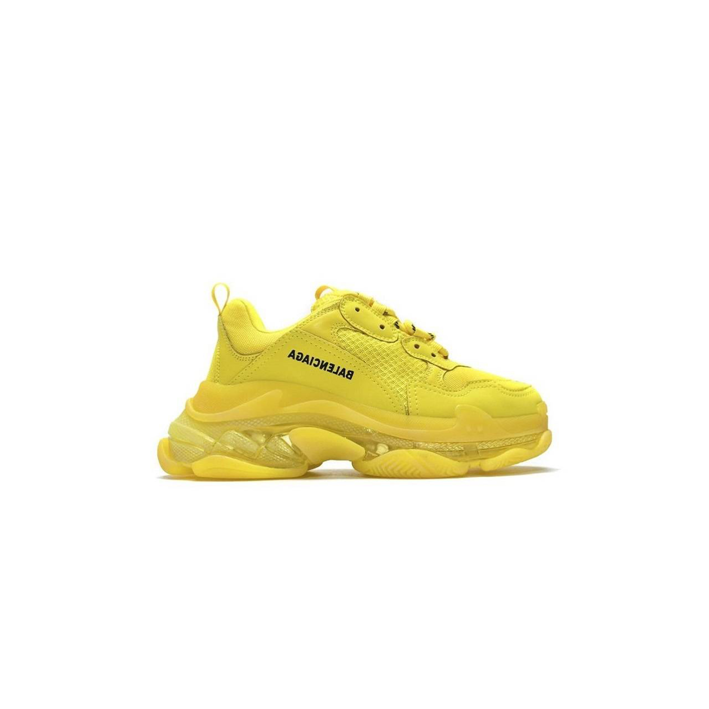 BALENCIAGA TRIPLE S CLEAR SOLE YELLOW 541624W09017500